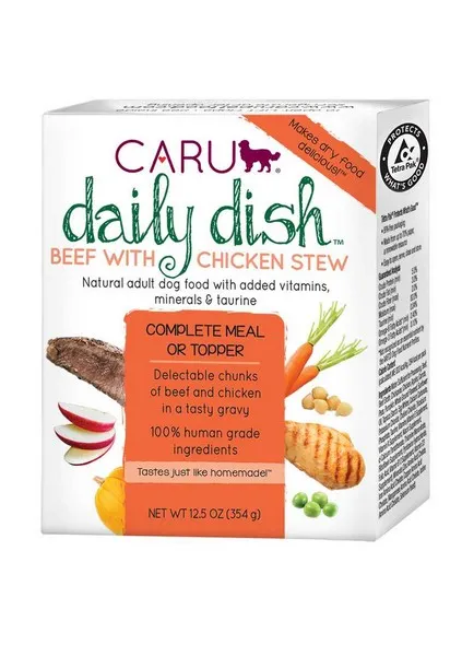 12/12oz Caru Daily Dish Beef With Chicken Stew - Treat